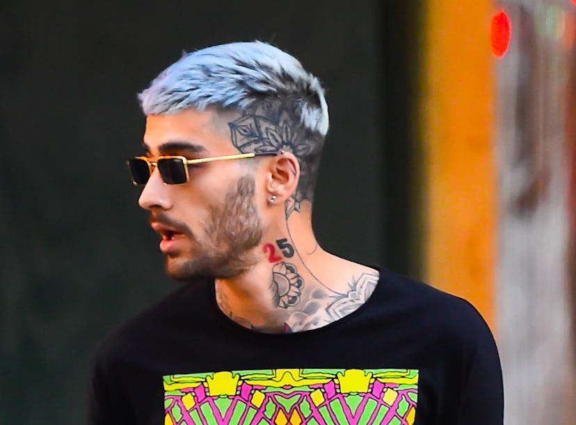 NEW YORK, NY - JUNE 28:  Singer Zayn Malik is seen walking in soho on June 28, 2018 in New York City...