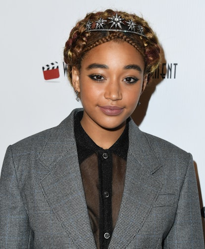 Amandla Stenberg braided crown