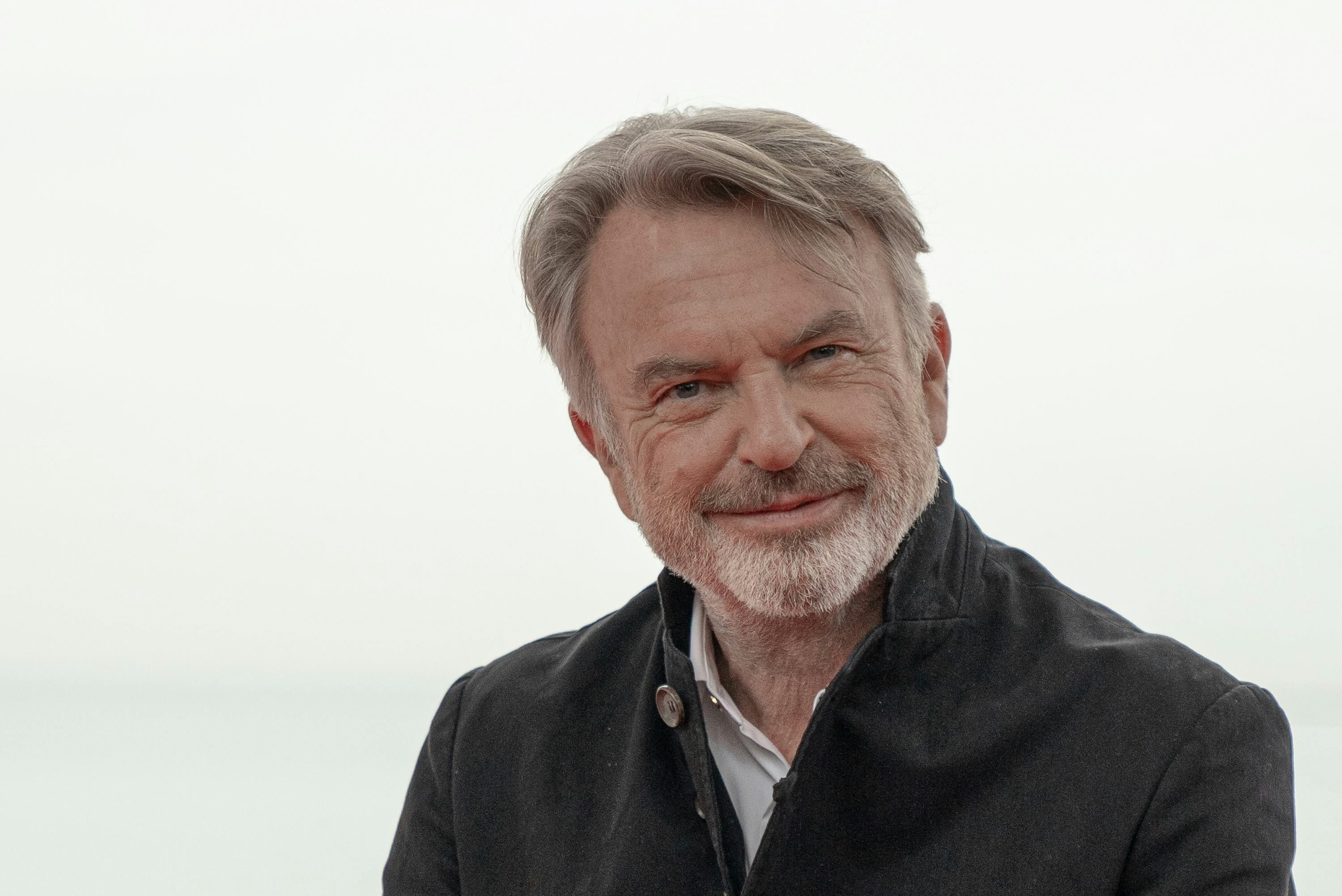 SITGES, SPAIN - OCTOBER 11: Sam Neill attends a photocall for his Time Machine Award at the Sitges F...