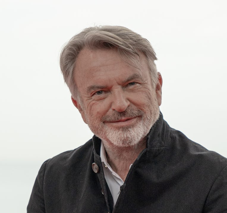 SITGES, SPAIN - OCTOBER 11: Sam Neill attends a photocall for his Time Machine Award at the Sitges F...