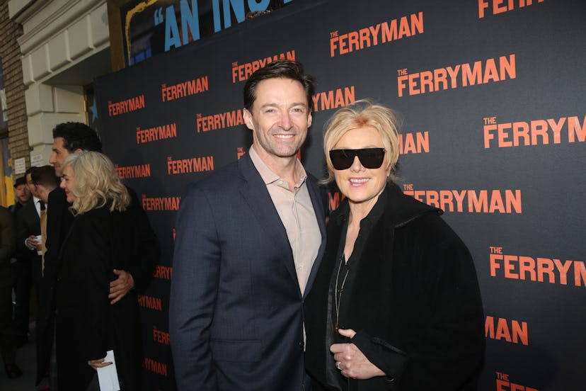 NEW YORK, NY - OCTOBER 21: Hugh Jackman and Deborra Lee Furness pose at the opening night of the ne…