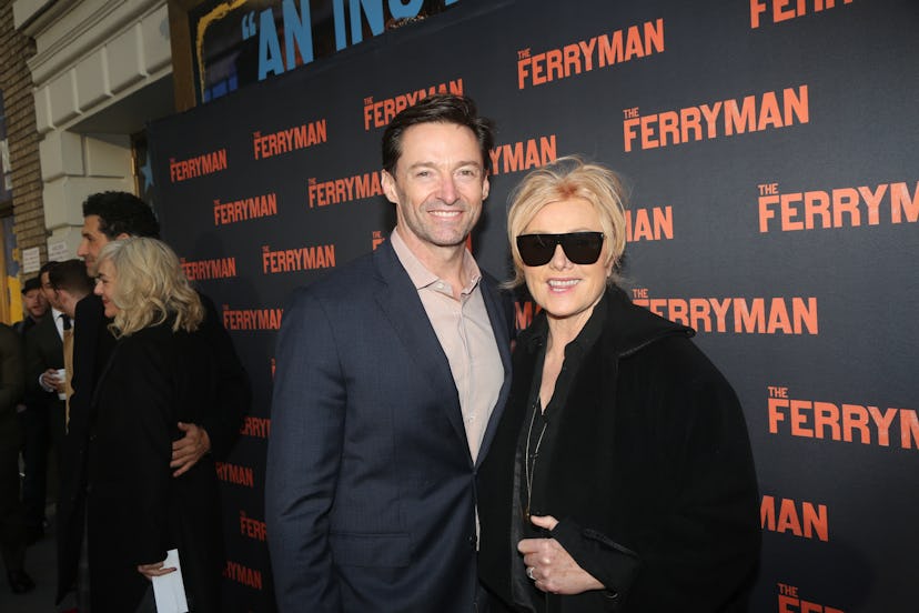 NEW YORK, NY - OCTOBER 21:  Hugh Jackman and Deborra Lee Furness pose at the opening night of the ne...