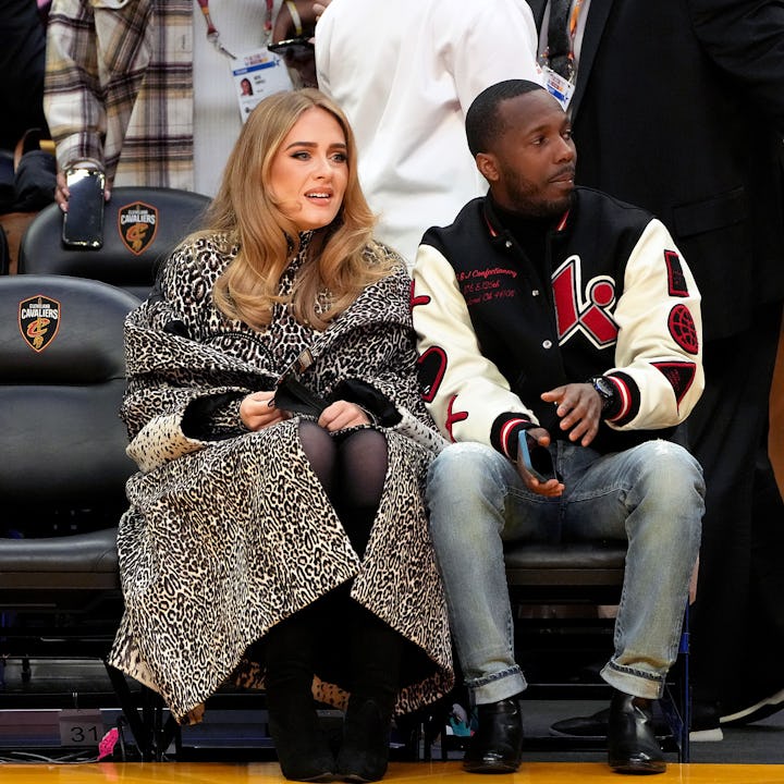 Adele's boyfriend Rich Paul opens up about kids. Here, they attend the 2022 NBA All-Star Game at Roc...