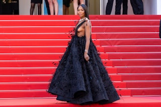 Naomi Campbell, who has a one-year-old who has just learned to walk, at the 75th annual Cannes film ...