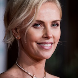 LONDON, ENGLAND - FEBRUARY 02: Charlize Theron attend the EE British Academy Film Awards 2020 After ...