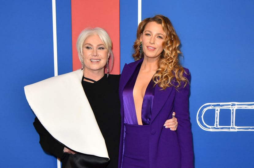 Australian actress Deborra-Lee Furness (L) and US actress Blake Lively (R) arrive for the opening ni…