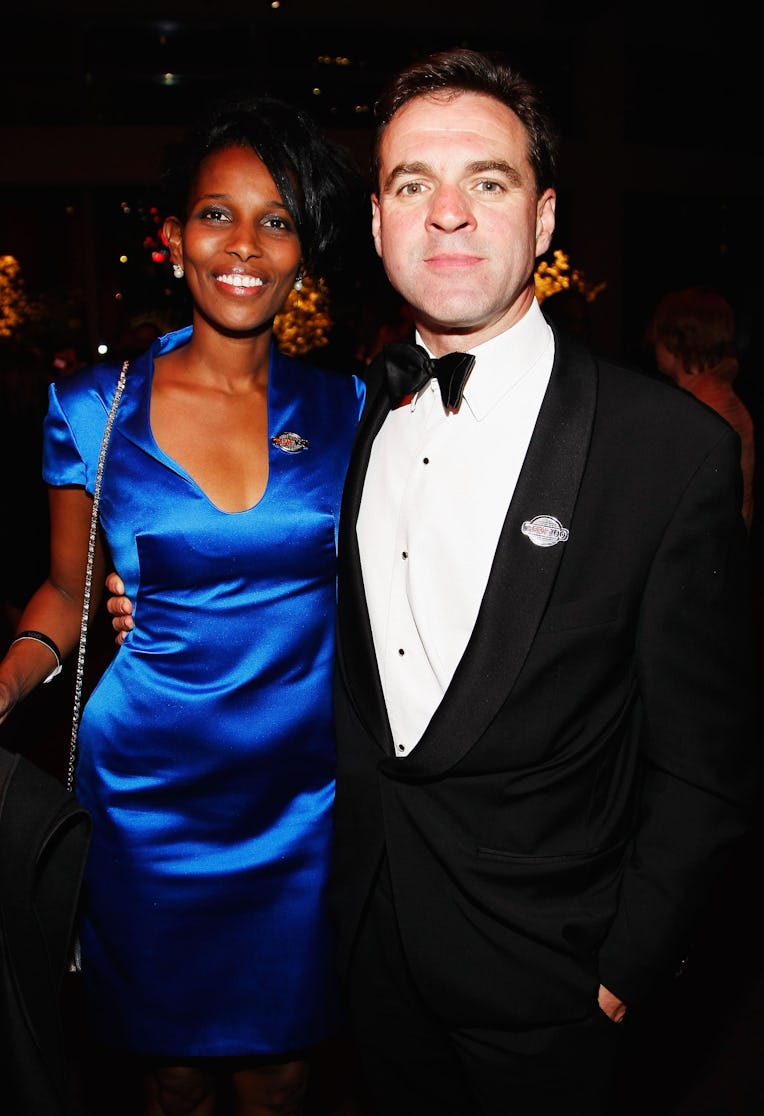 NEW YORK - MAY 05:  Ayaan Hirsi Ali and Niall Ferguson attends Time's 100 Most Influential People in...