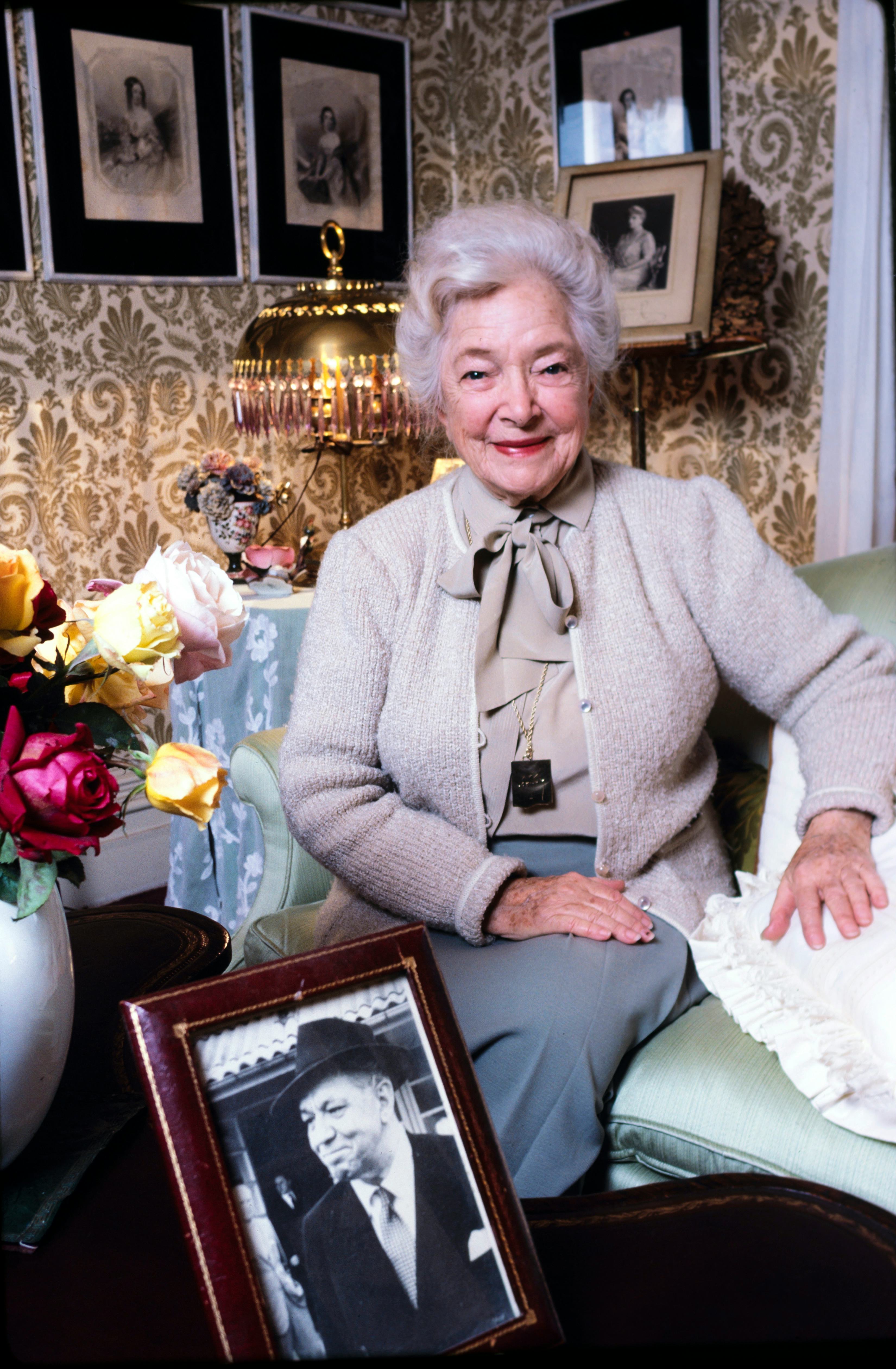 EGOT Helen Hayes in Nyack, New York, 1986.