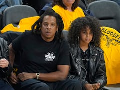 JAY-Z and Blue Ivy attended the NBA Finals together, and fans are obsessed with the photos
