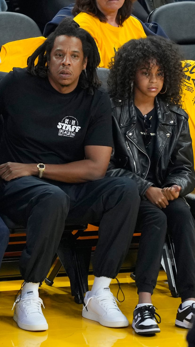 JAY-Z and Blue Ivy attended the NBA Finals together, and fans are obsessed with the photos