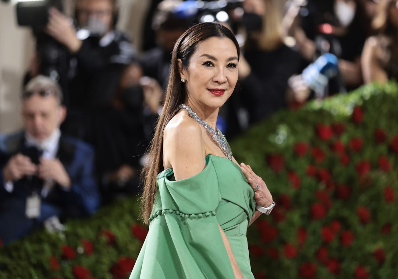 NEW YORK, NEW YORK - MAY 02: Michelle Yeoh attends The 2022 Met Gala Celebrating "In America: An Ant...