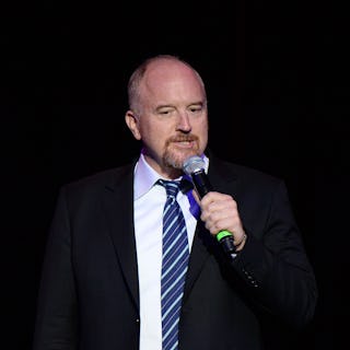NEW YORK, NY - NOVEMBER 01: Louis C.K. performs on stage as The New York Comedy Festival and The Bo...