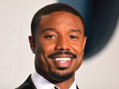 BEVERLY HILLS, CALIFORNIA - MARCH 27:  Michael B. Jordan attends the 2022 Vanity Fair Oscar Party ho...