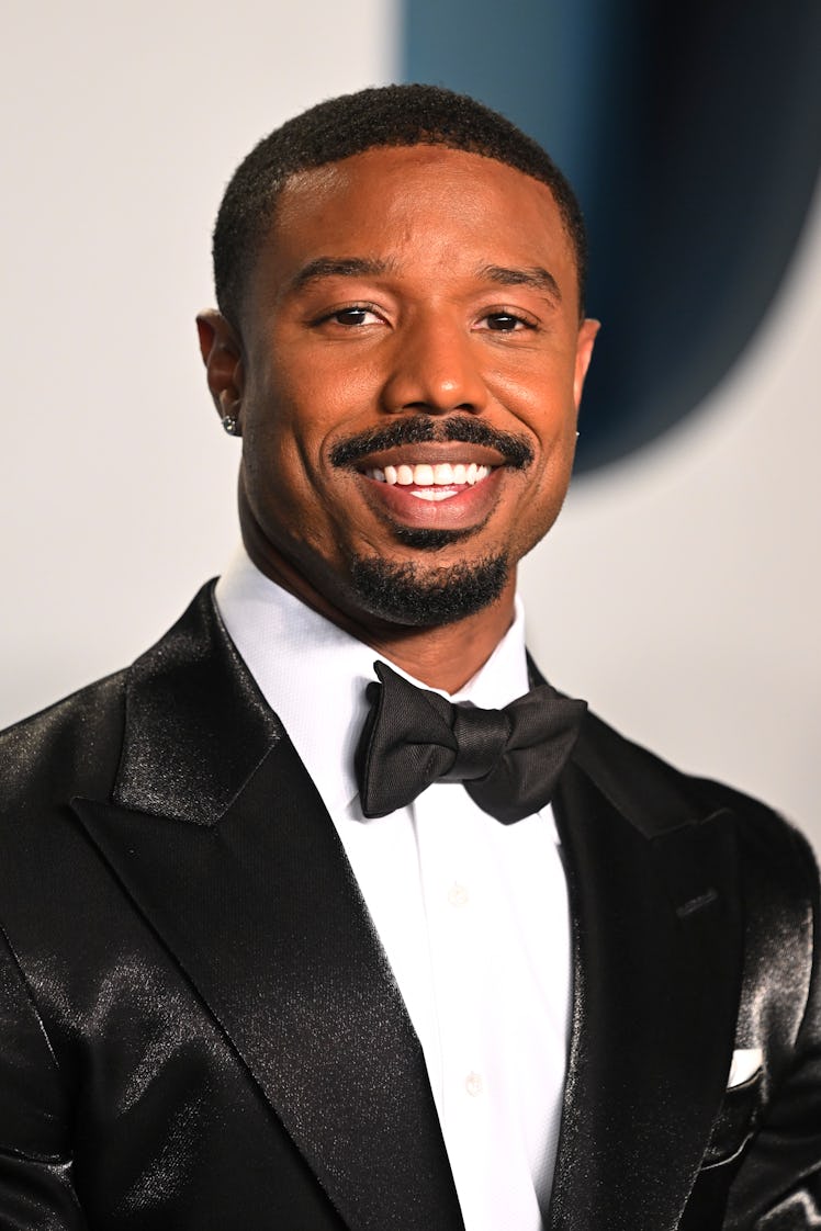 BEVERLY HILLS, CALIFORNIA - MARCH 27:  Michael B. Jordan attends the 2022 Vanity Fair Oscar Party ho...