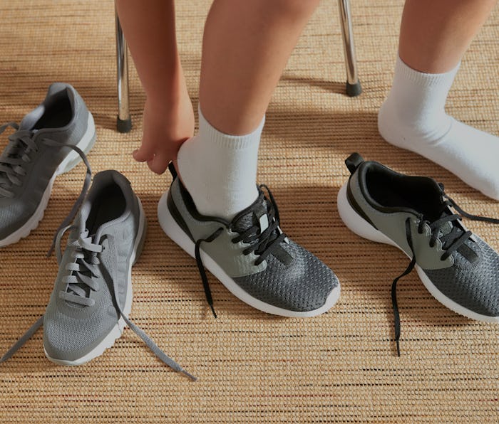 New shoes for school sports