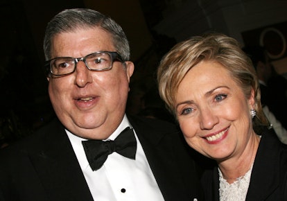 EGOT Marvin Hamlisch and Hillary Clinton.