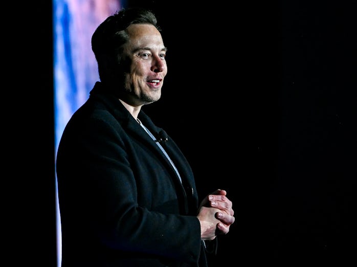 BOCA CHICA, TX - FEBRUARY 10:  SpaceX CEO Elon Musk provides an update on the development of the Sta...