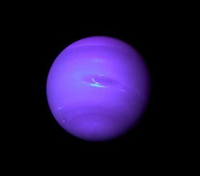 A picture of planet Neptune during Neptune retrograde 2022.