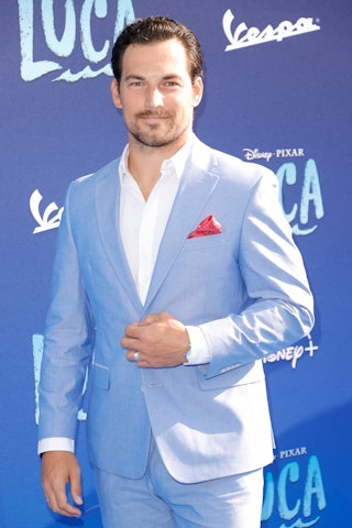 Giacomo Gianniotti, who has spoken openly about his wife's miscarriages, attends the World Premiere ...