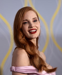 NEW YORK, NEW YORK - JUNE 12: Jessica Chastain attends the 75th Annual Tony Awards at Radio City Mus...