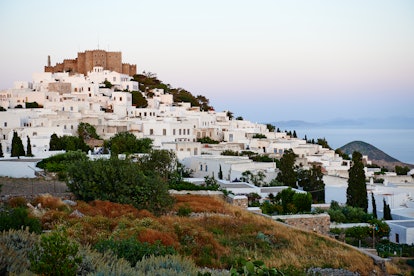 Greece, Dodecanese, Patmos island, Agios Ioanis Theologos, St John Monastery