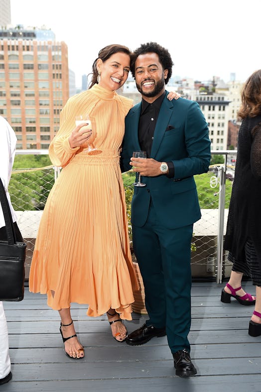 NEW YORK, NEW YORK - MAY 26: Katie Holmes and Bobby Wooten III attend The Silver Ball: The Moth's 25...