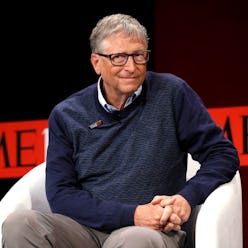 NEW YORK, NEW YORK - JUNE 07: Bill Gates speaks onstage at the TIME100 Summit 2022 at Jazz at Lincol...