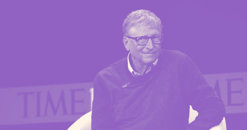 NEW YORK, NEW YORK - JUNE 07: Bill Gates speaks onstage at the TIME100 Summit 2022 at Jazz at Lincol...