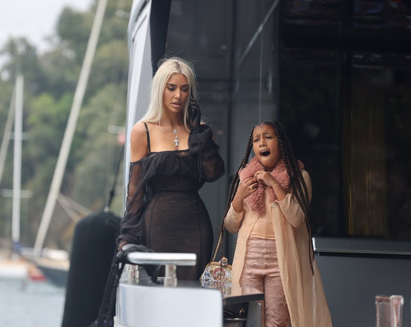 Kim Kardashian's daughter North has feelings about family photos.