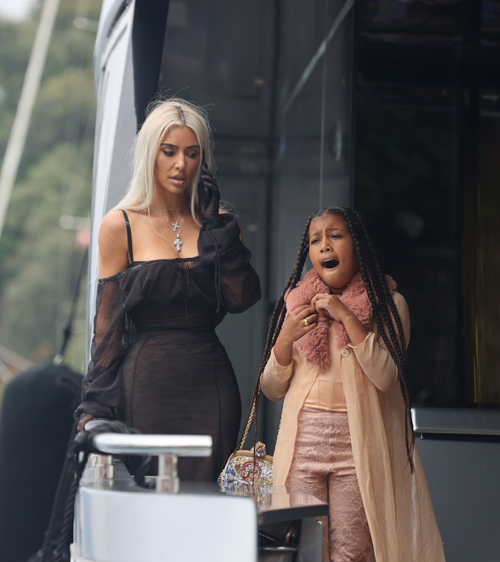 Kim Kardashian's daughter North has feelings about family photos.