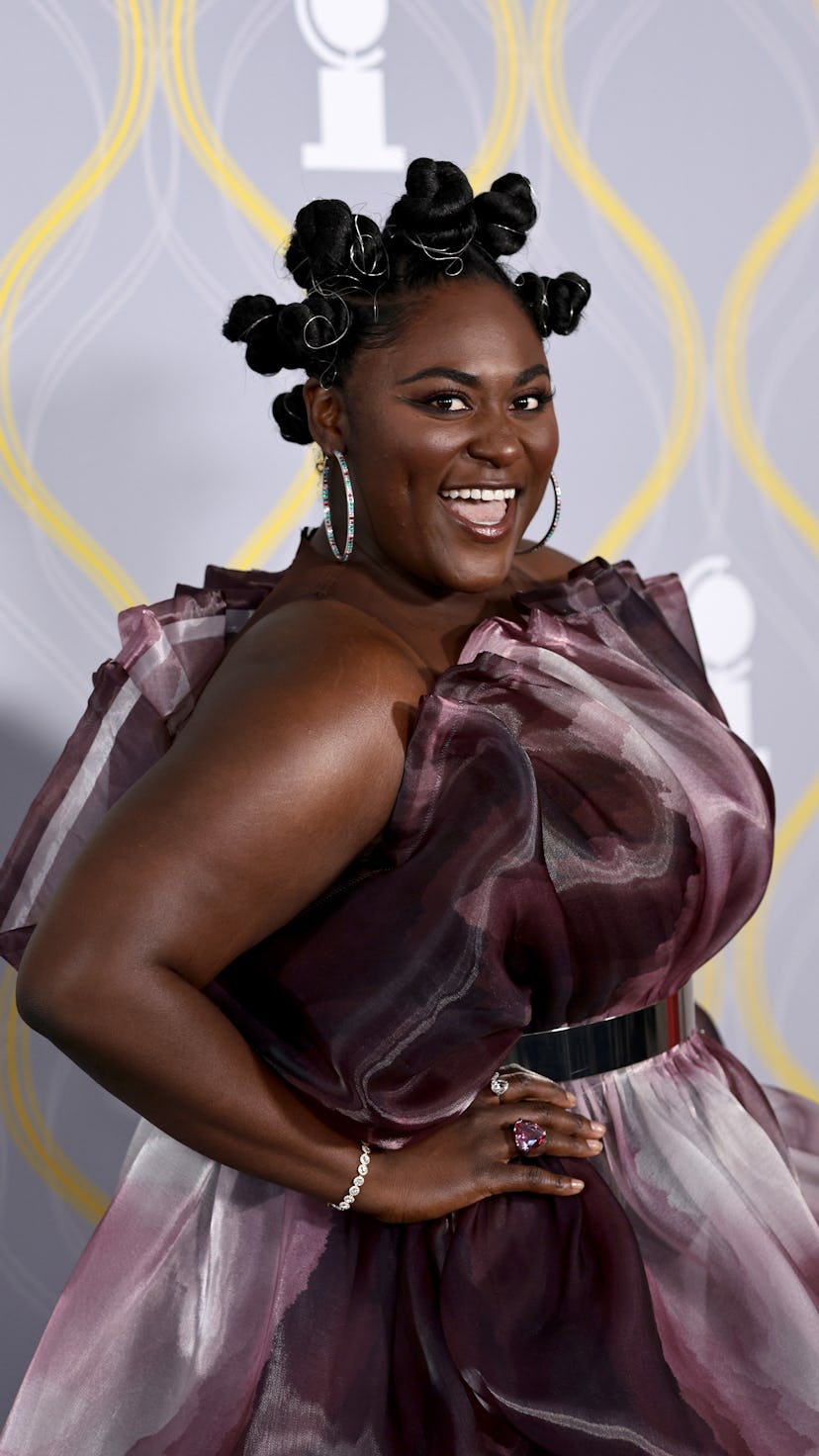 Danielle Brooks attends the 2022 Tony Awards in a gorgeous tulle gown