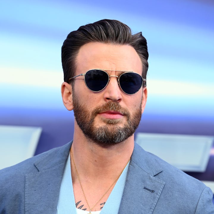 Chris Evans at the 'Lightyear' London premiere. The actor just called critics of the film's same-sex...