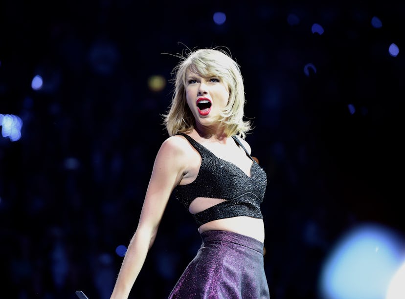 Taylor Swift drops '1989 Taylor's Version' hints at Las Culturistas Culture Awards. 