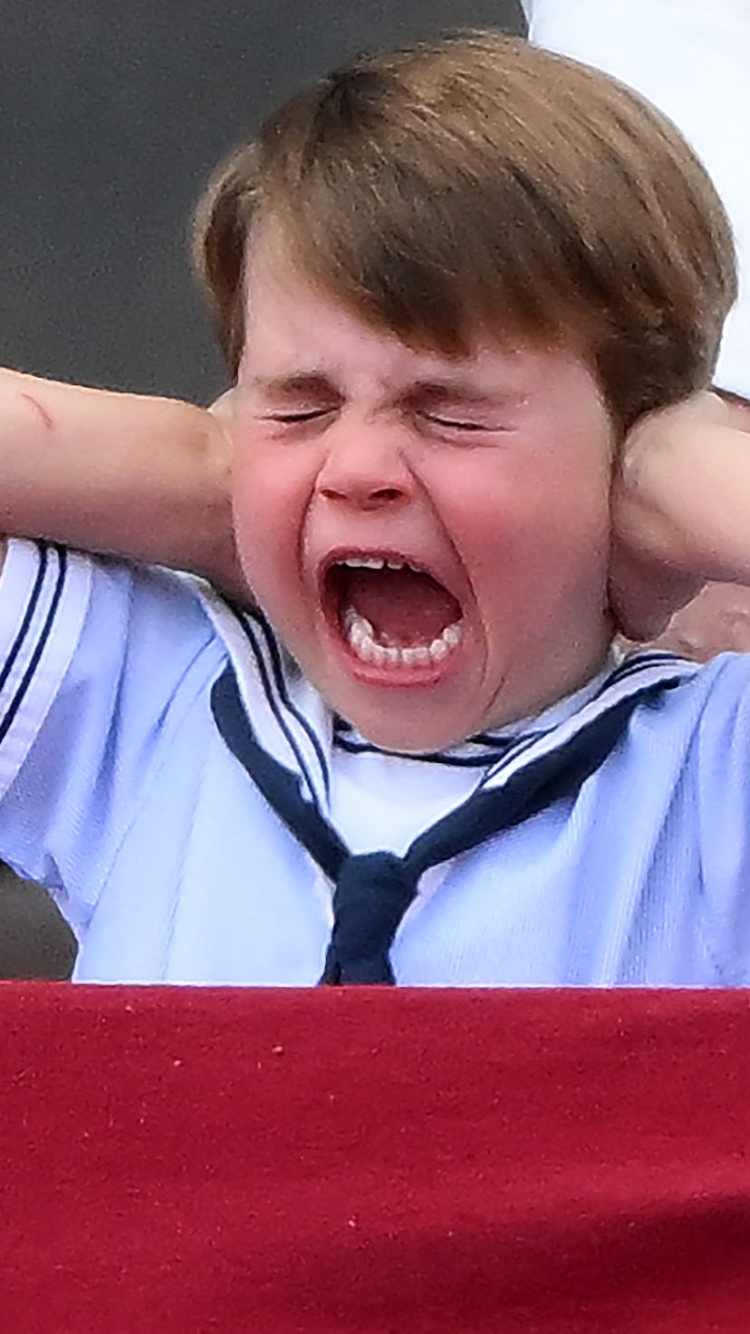 Prince Louis at the Trooping the Colour on June 2, 2022, in London.