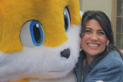 加州洛杉矶- 4月02:科琳O 'Shaughnessey参加“声波刺猬2”家族……