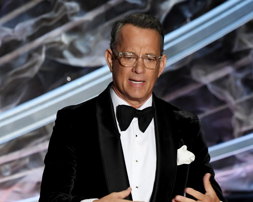 Tom Hanks opens up about fatherhood.