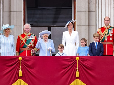 Kate Middleton wears a white coat dress for Trooping the Colour
