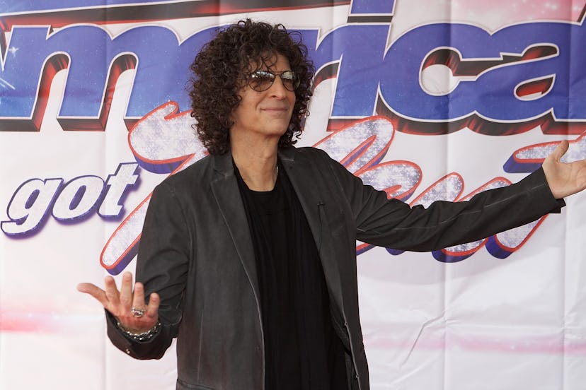 ROSEMONT, IL - MAY 08: Howard Stern attends “America’s Got Talent” season 8 meet the judges red carp…