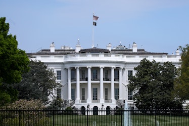 WASHINGTON, UNITED STATES - APRIL 21: The south facade of the White House in Washington DC, United S...