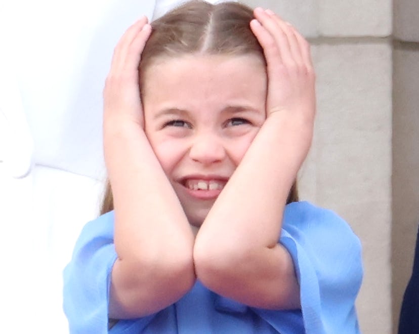 Princess Charlotte of Cambridge during Trooping The Colour.