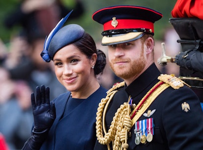 For this year's Trooping the Colour ceremony, Prince Harry and Meghan Markle's location is noteworth...