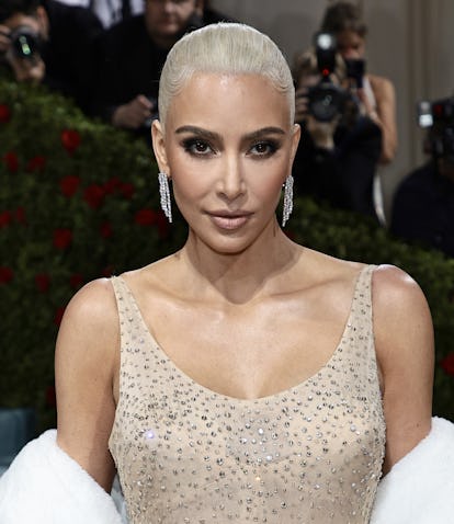 NEW YORK, NEW YORK - MAY 02:   Kim Kardashian attends The 2022 Met Gala Celebrating "In America: An ...