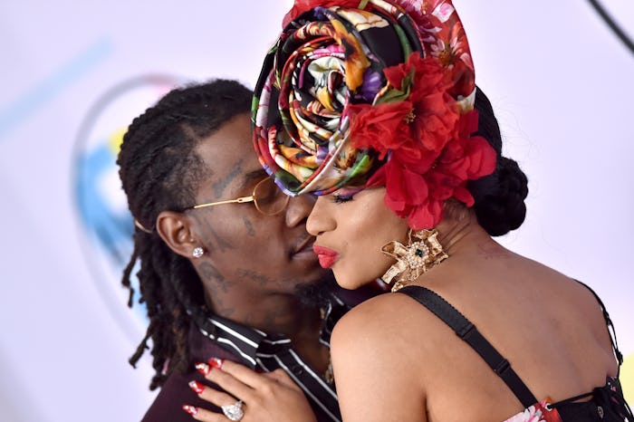 LOS ANGELES, CA - OCTOBER 09: Offset and Cardi B attend the 2018 American Music Awards at Microsoft...