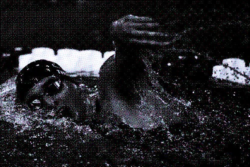 ATLANTA, GEORGIA - MARCH 17: Lia Thomas swims to victory in the 500 Yard Freestyle during the 2022 N...