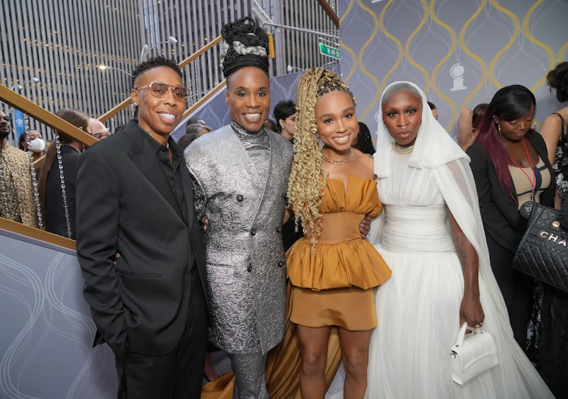 Lena Waithe, Billy Porter, Eva Reign, and Cynthia Erivo at the Tony Awards on June 12. 