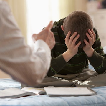 A father yelling at his child. A new study from Carnegie Mellon University suggests that helicopter ...