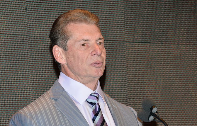 NEW YORK, NY - APRIL 04: Vince McMahon attends the WrestleMania 29 Press Conference at Radio City M...