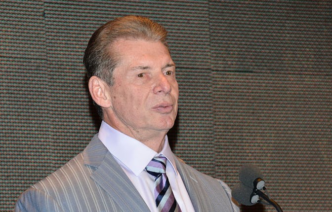 NEW YORK, NY - APRIL 04:  Vince McMahon attends the WrestleMania 29 Press Conference at Radio City M...