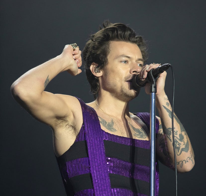 Niall Horan attended Harry Styles' June 19 'Love On Tour' concert at Wembley Stadium in London.