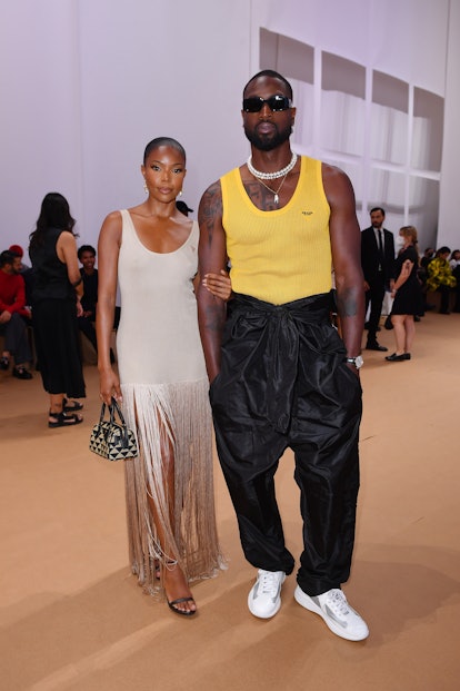 Gabrielle Union Stuns With Dwyane Wade At Milan Fashion Week